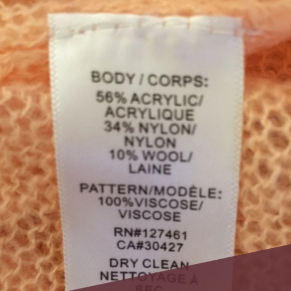 Wildfox Fancy You Sweater White Label Peach Bow - Picture 12 of 12